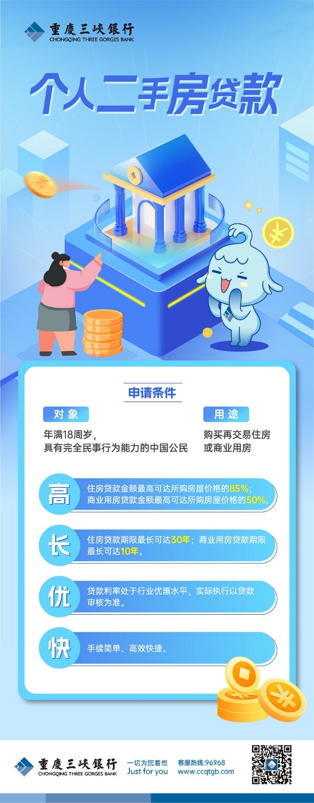 1721207552514 个人二手房贷款海报