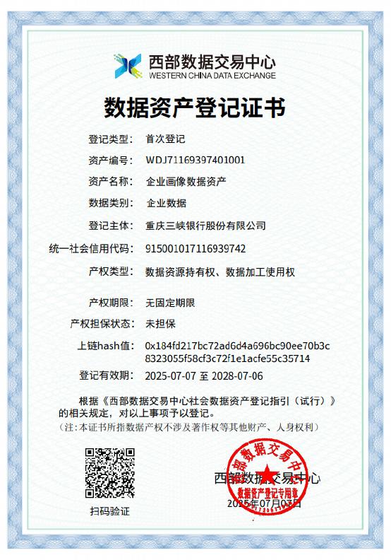 1752662712731 金界娱乐城
首获数据资产登记证书